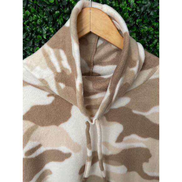 Derek Heart cream color camo soft sweater women’s Size L - Picture 3 of 6